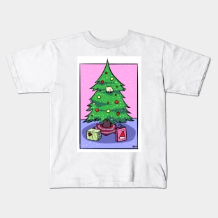 Christmas Cat Kids T-Shirt